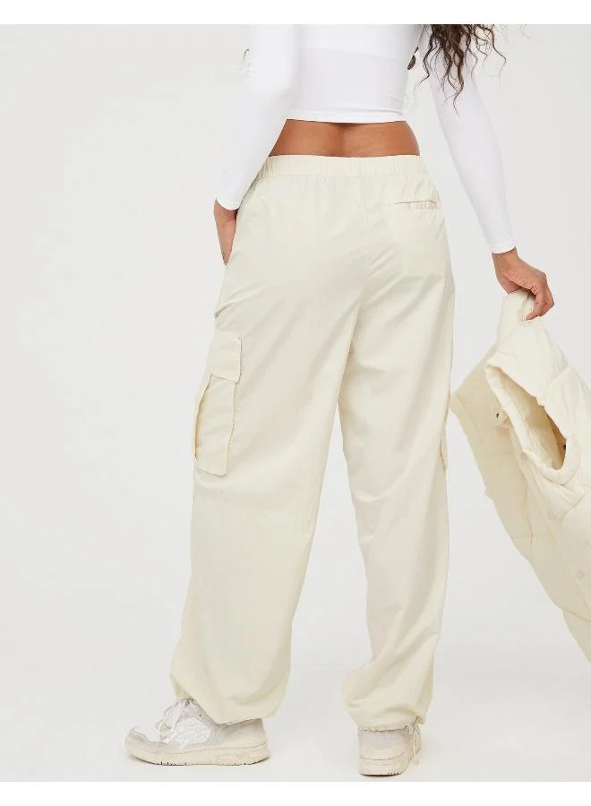 American Eagle Pocket Detail Drawstring Cargo Pants