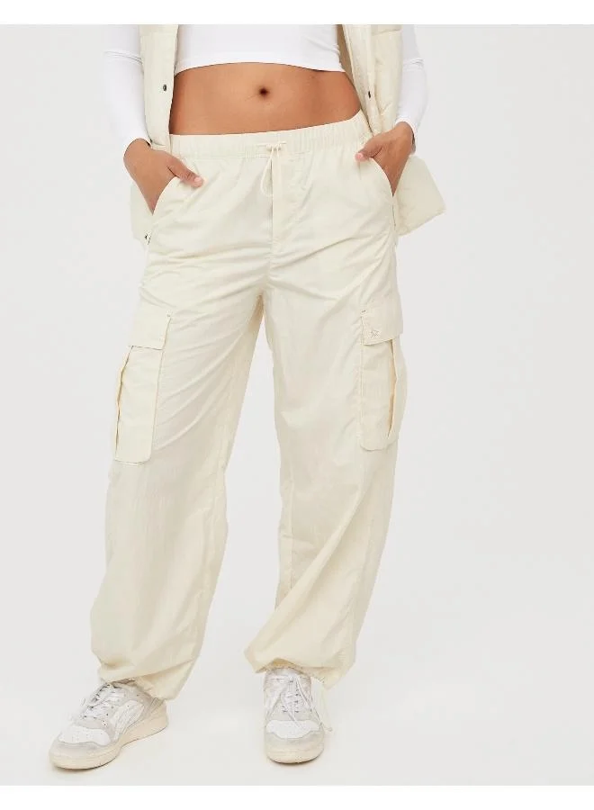 American Eagle Pocket Detail Drawstring Cargo Pants