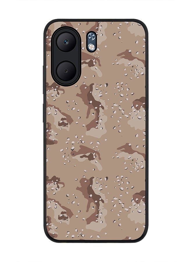 Stylizedd For Oppo A5x 5G / A5x 4G Case,Slim fit Camera Protection, Shockproof Thin Phone cover  - Desert Storm Camo