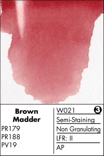 Grumbacher Finest Watercolor Paint 14 ml047 oz Brown Madder - Image 3