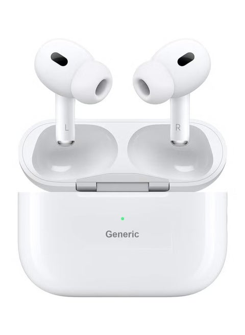 سماعات بلوتوث من جينيرك اصدار امريكي متوافقة مع اندرويد - اللون ابيض