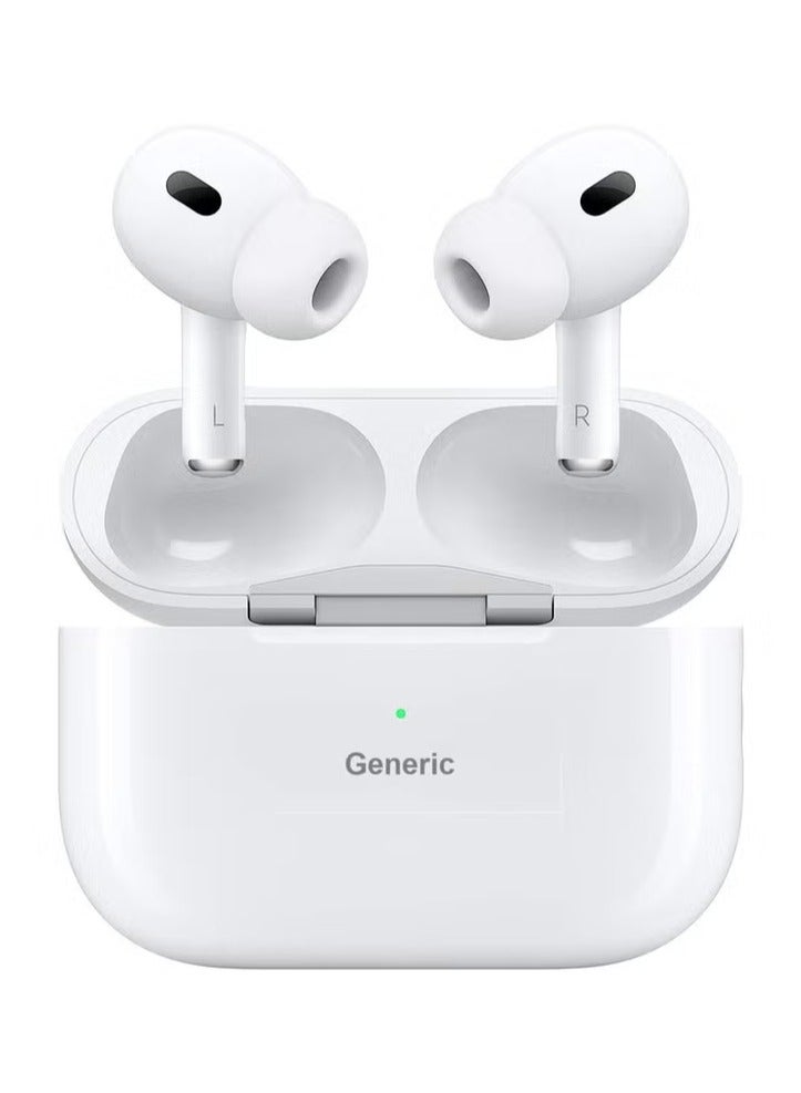 سماعات بلوتوث من جينيرك اصدار امريكي متوافقة مع اندرويد - اللون ابيض - Image 1