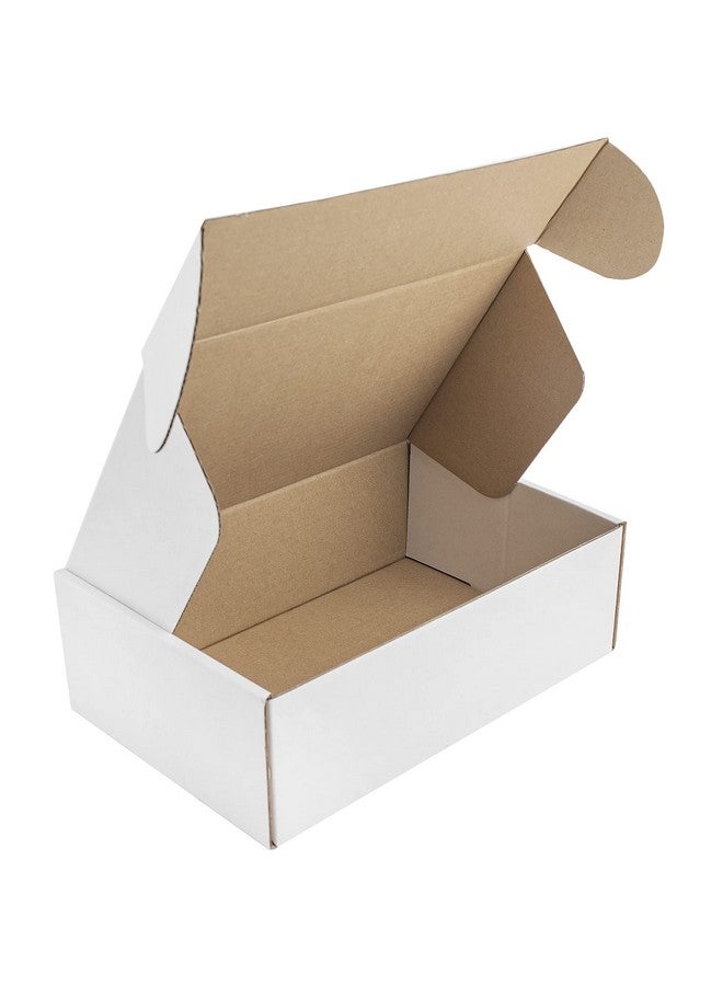 MBC MAT BOARD CENTER Mat Board Center, 9X6X3 Shipping White Boxes, Small Corrugated Cardboard Box, Small Business Mailer, Gifts Mailing, Packing Carton, 26 Pack - Image 1