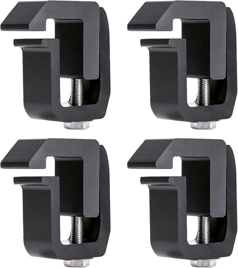 AA-Racks P-AC-08 Truck Cap/Camper Shell Mounting Clamp Set of 4 - Black - Image 1
