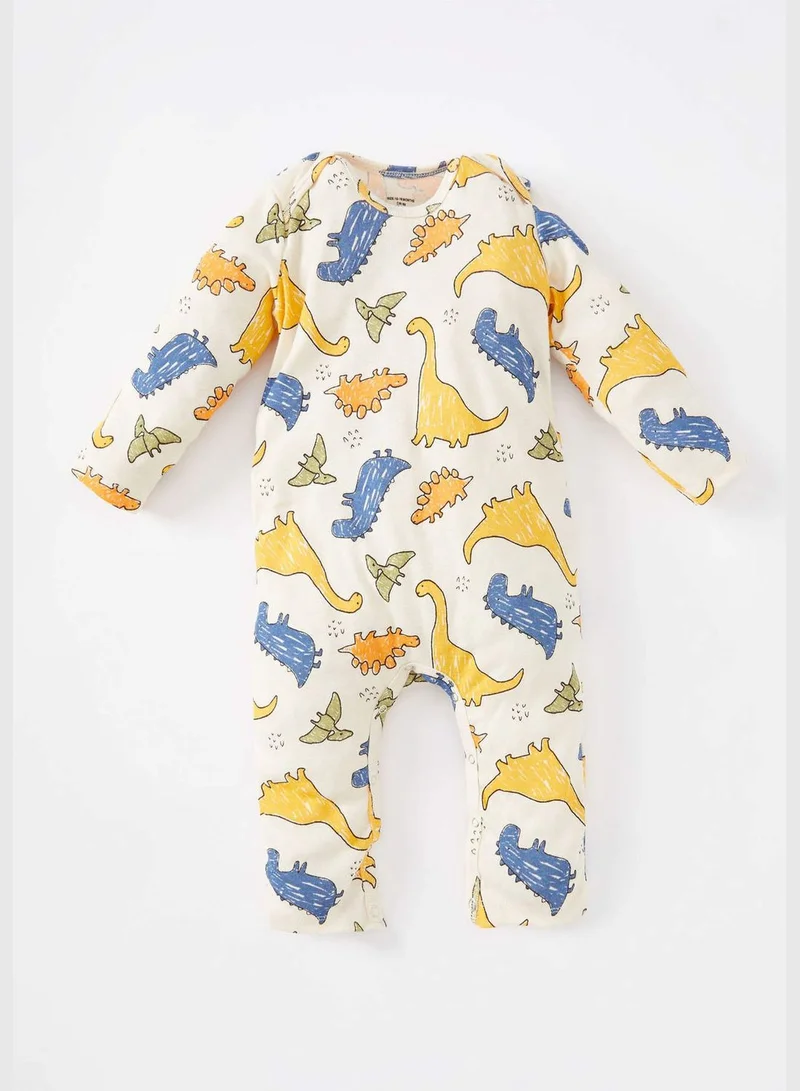 DeFacto BabyBoy Regular Fit Bike Neck Long Sleeve Overalls