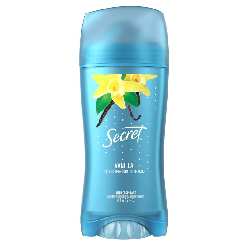 Secret Scent Expressions Antiperspirant Deodorant Invisible Solid, Va Va Vanilla, 2.6 Ounce (Pack of 2) - Image 2