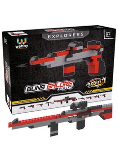 Webby 10 In 1 Guns Abs Blocks Kit Fun Creative Toy Set For 5+ Years Kid (118 Pcs)  - Image 3