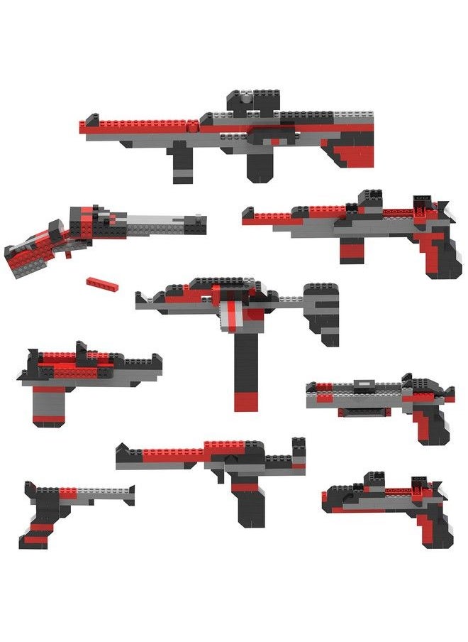 Webby 10 In 1 Guns Abs Blocks Kit Fun Creative Toy Set For 5+ Years Kid (118 Pcs)  - Image 1