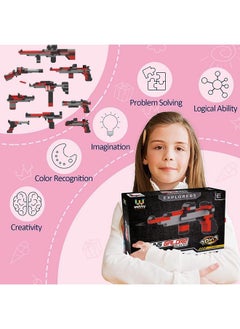 Webby 10 In 1 Guns Abs Blocks Kit Fun Creative Toy Set For 5+ Years Kid (118 Pcs)  - Image 5