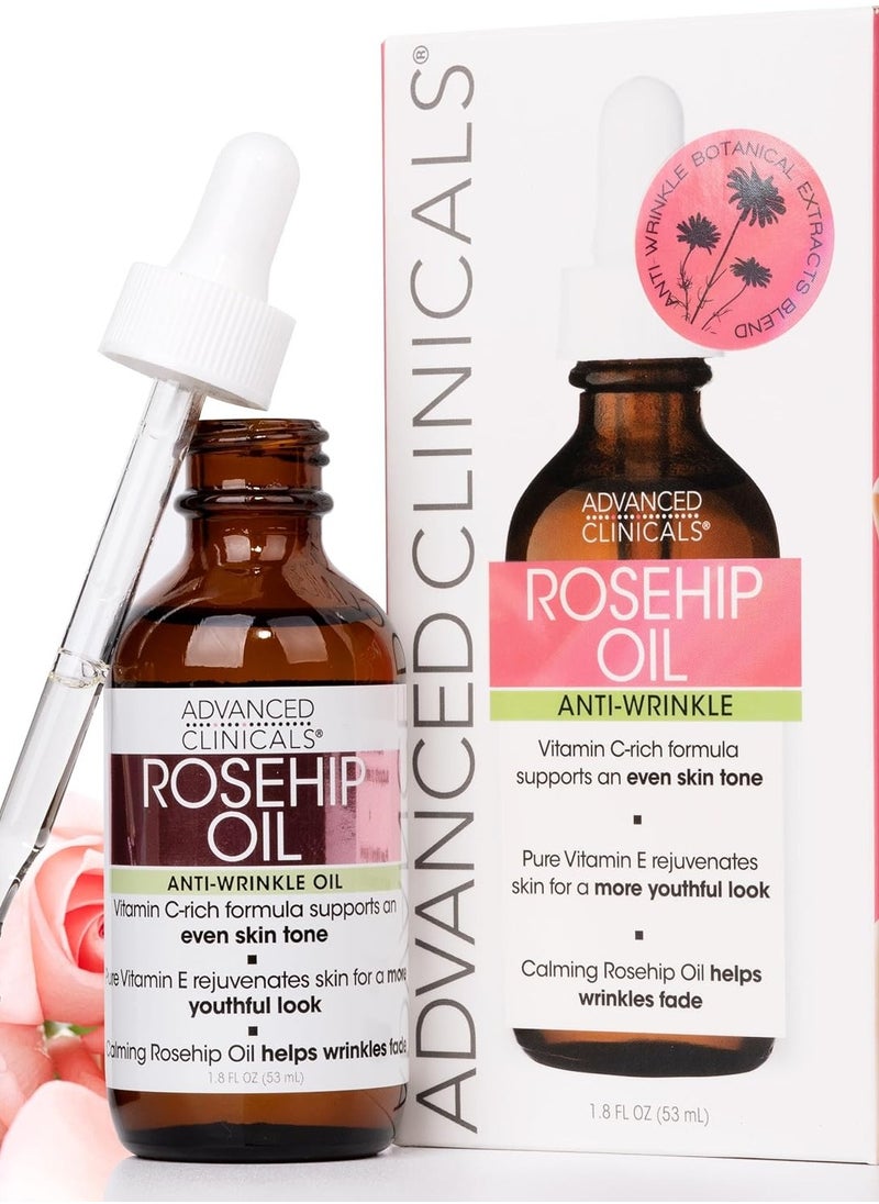 Advanced Clinicals Advanced Clinicals Anti-wrinkle Rosehip Oil 53 ml 