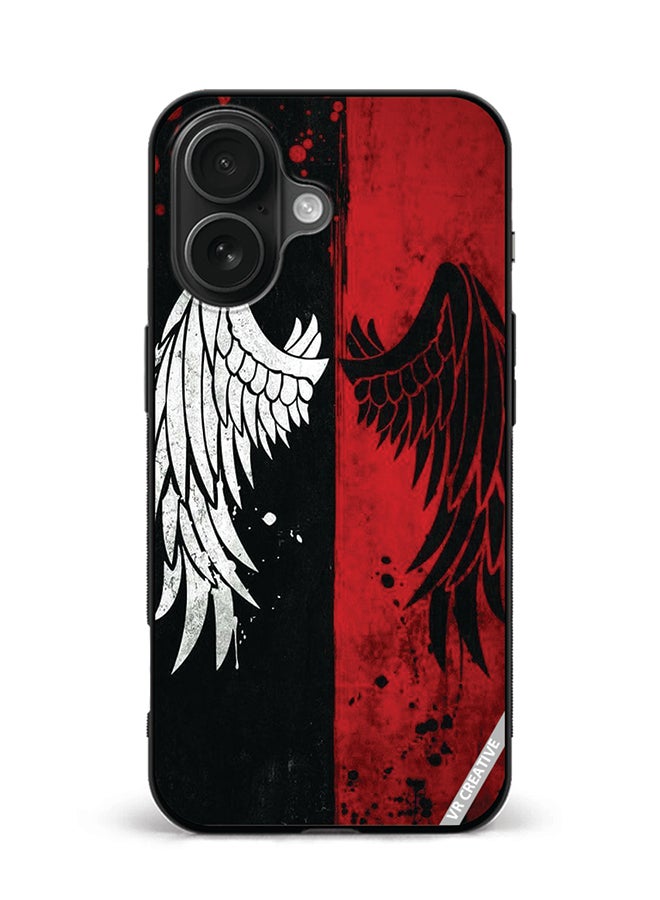 VR CREATIVE Protective Case Cover For Apple iPhone 16 Wings Design Multicolour