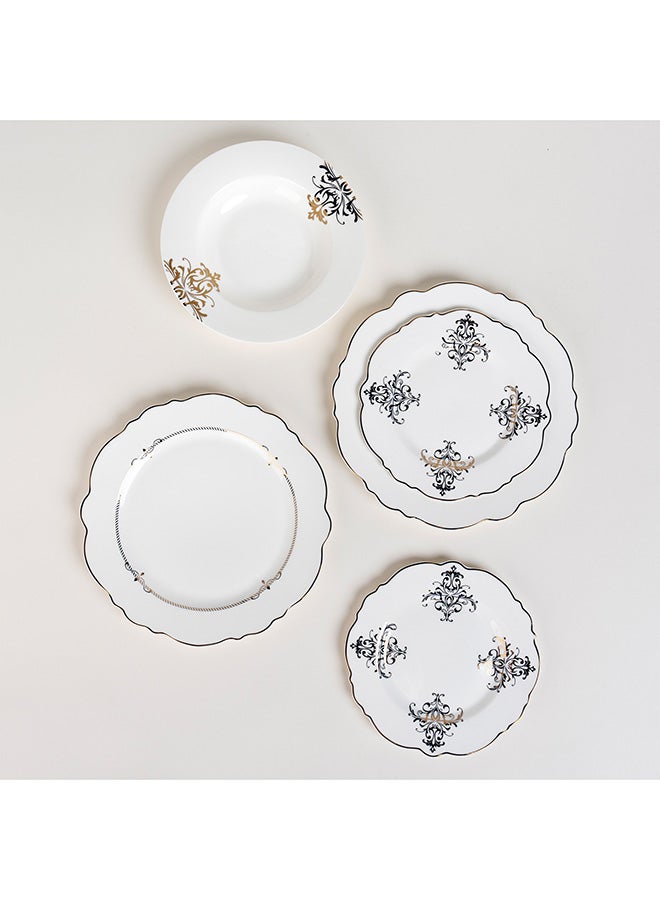 La Mesa 18Pcs Porcelain Dinner Set Serve 6 Person - Image 2