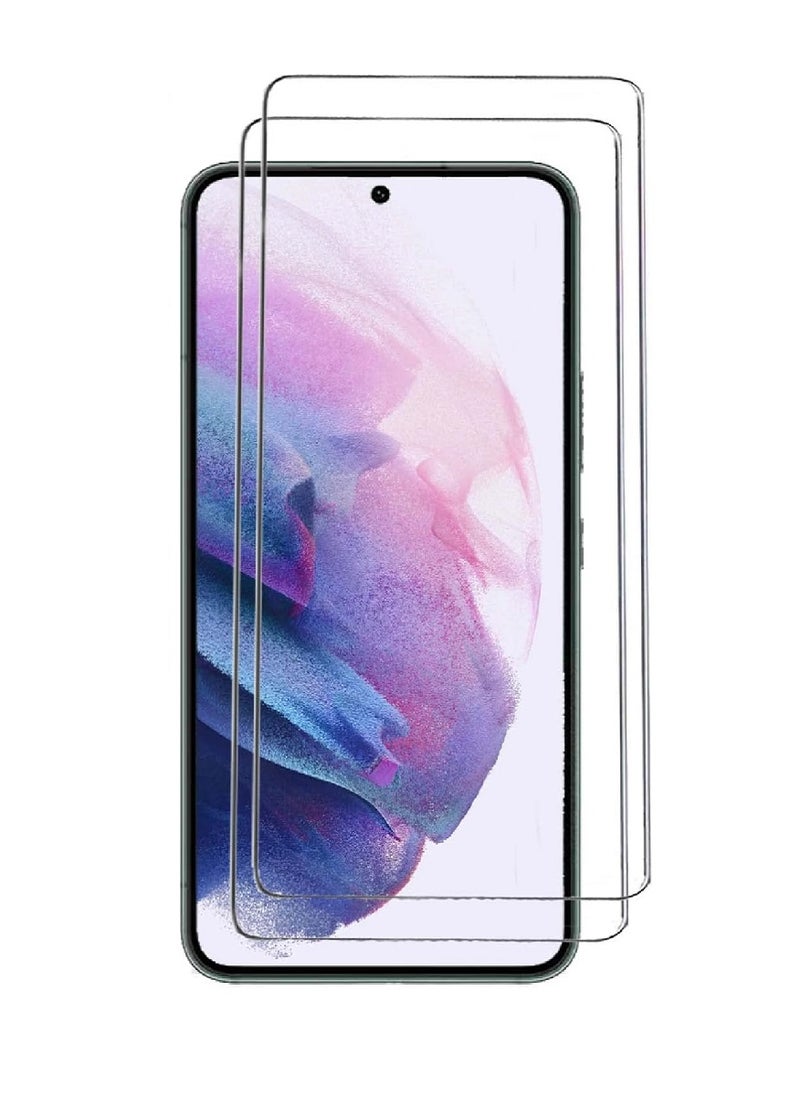 Super 2 Pieces Tempered Glass Screen Protector Clear Designed For Samsung Galaxy S21 Plus Full Screen Coverage And Bubble Free - Image 1