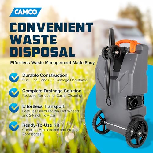 Camco Portable 36 Gallon Waste Holding Tank Kit - Image 2