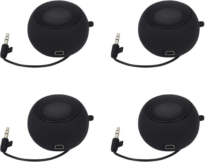 مكبر صوت سفر محمول صغير قابل لإعادة الشحن مع مدخل مساعد ومقسم سماعة رأس 3.5 مم - Image 1