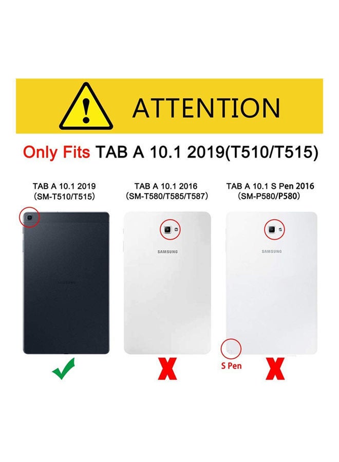 نيبمينينت غطاء حماية ذكي صلب قابل للطي بتصميم رفيع للغاية وخفيف الوزن ومزود بمسند ثلاثي الطيات لتابلت سامسونج جالاكسي تاب A إصدار 2019 أزرق - Image 2