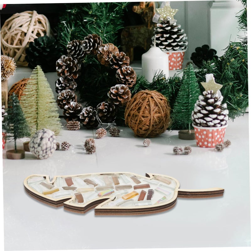 Leaf Shaped DIY Craft Tiles Kit For Art Projects Home Decoration Adults Kids - Image 5