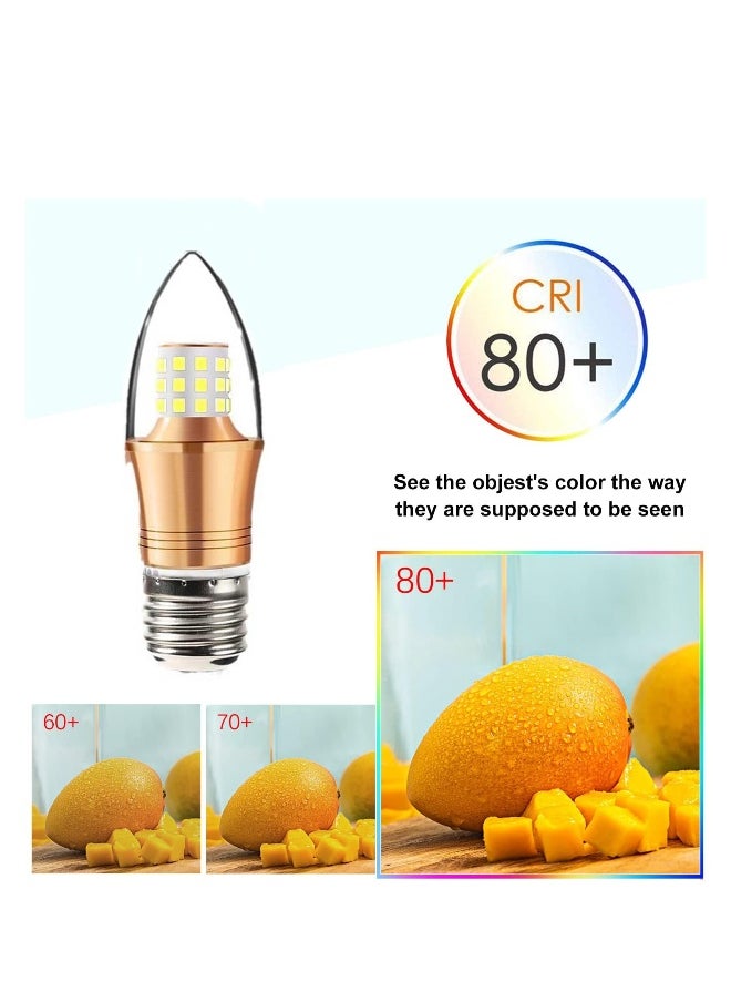 ماركة غير محددة 10 عبوة من مصابيح LED الذرة E27 فائقة السطوع، مصباح LED E27 أبيض دافئ 3000K، بدون ومضات، غير قابل للتعتيم، مصباح موفر للطاقة بقوة 1200LM مع إضاءة ثلاثية الألوان لمصباح الطاولة، مصباح الأرضية، ومصابيح السقف.  - Image 3