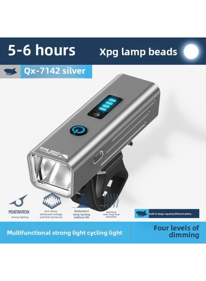 Generic Multi-functional Night Riding Strong Light LED Bicycle Light Easy To Disassemble Mountain Bike Special Light Control Induction Riding Equipment 