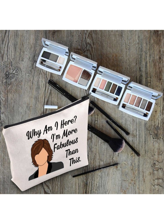 LEVLO Funny Housewives Gifts I'm More Fabulous Than This Makeup Bags Housewives Party Reality TV Gifts(More Fabulous) - Image 4