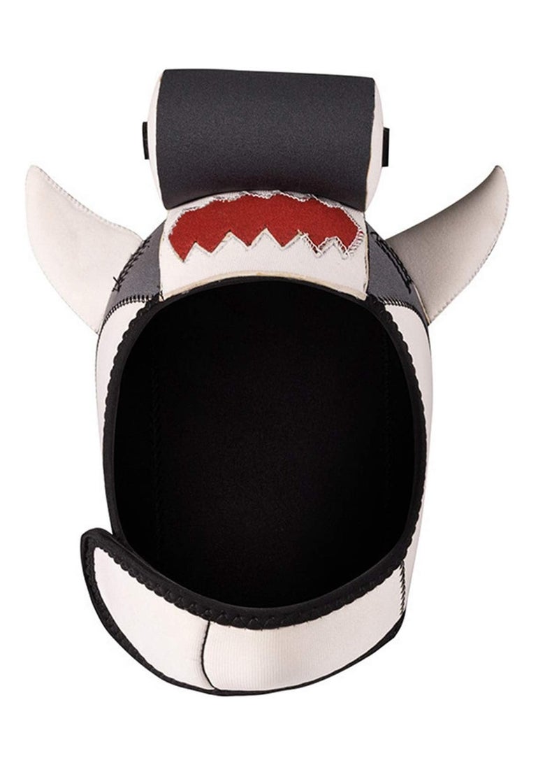 general Specially supply 3mm neoprene diving cartoon hood diving cap winter swimming cap - Image 3