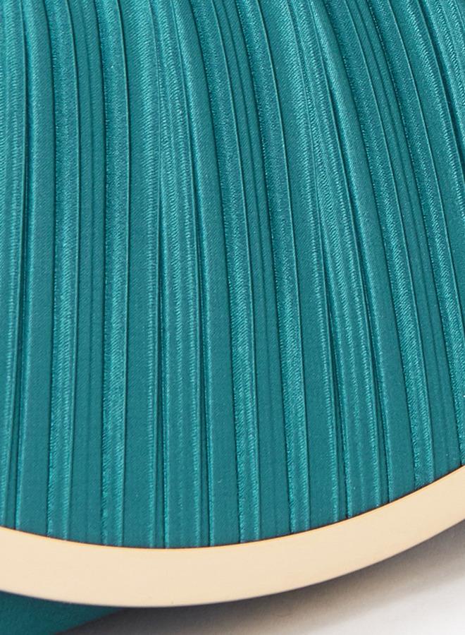Flora Bella By Shoexpress Pleated Clutch With Detachable Chain Strap - Image 4