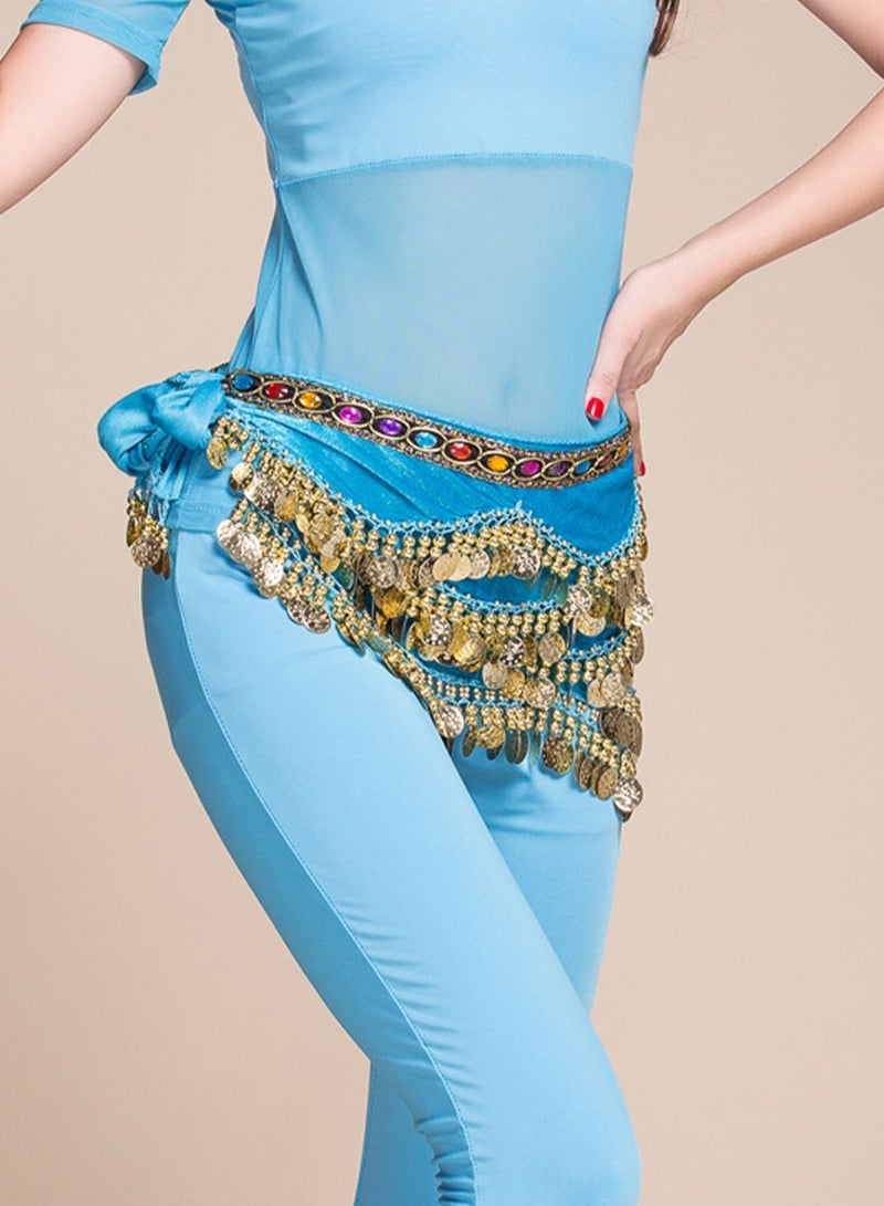 Belly Dance Waist Chain Performance Hip Towel Skirt  - Image 2