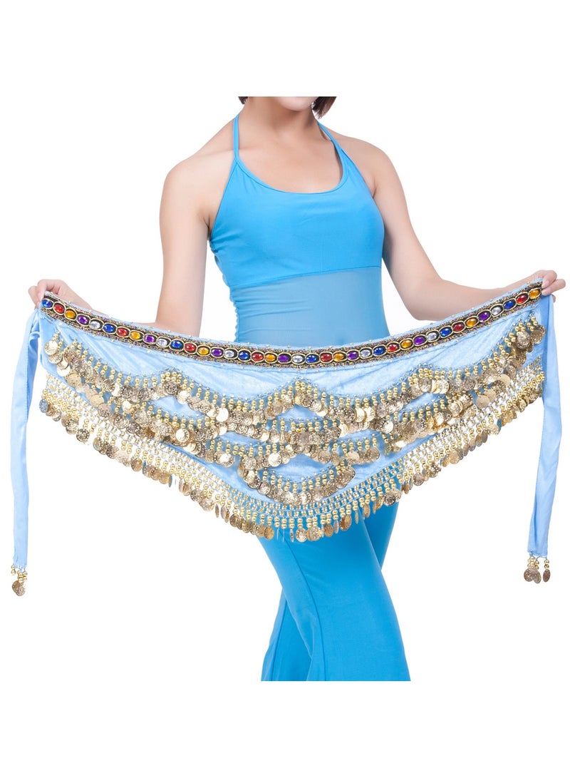 Belly Dance Waist Chain Performance Hip Towel Skirt  - Image 5