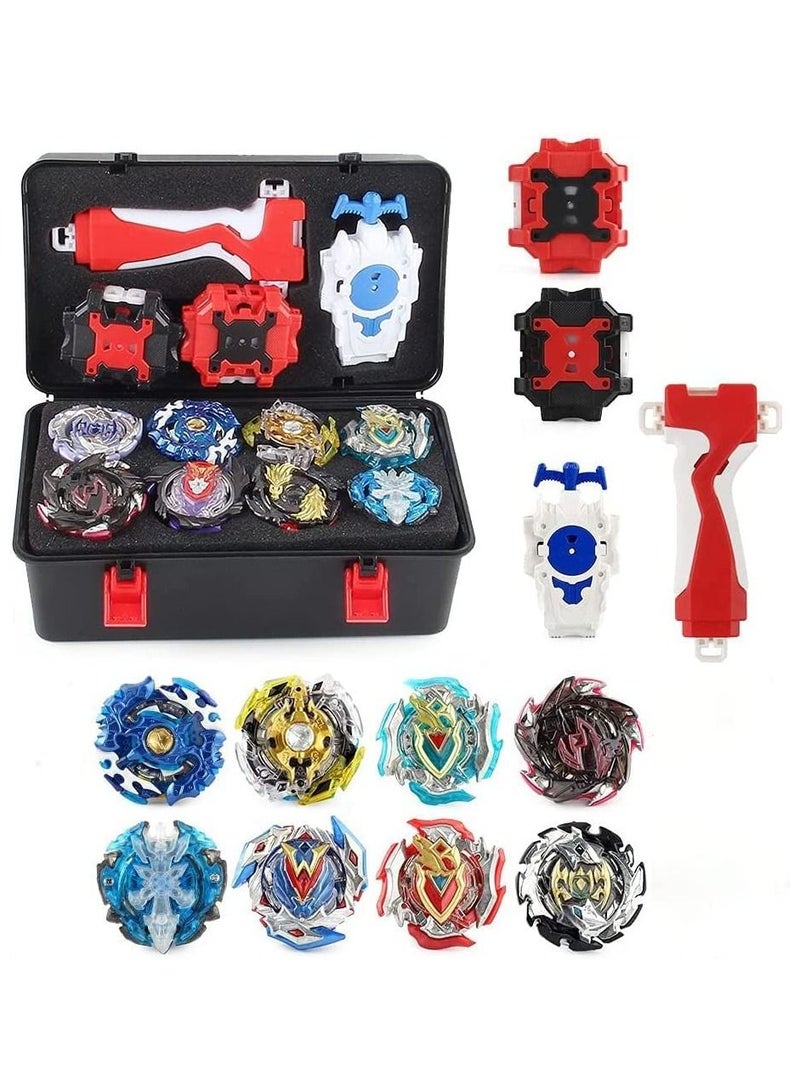12-Bee Burst Attack Blader'S Box Spinning Tops Toy Multicolour