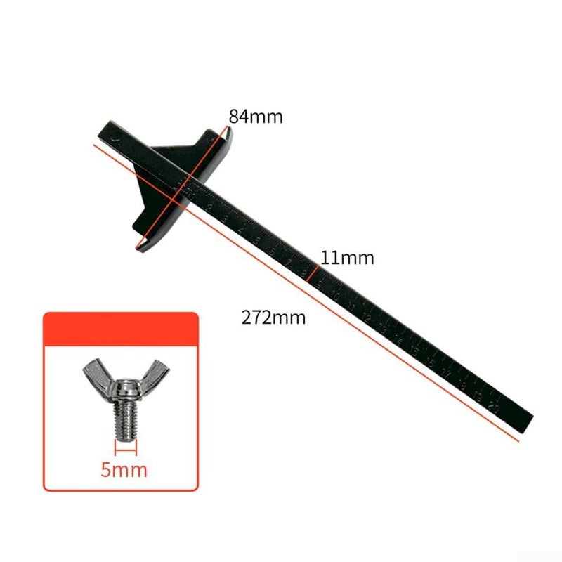 11mm Guide Replacement Circular Saw Edge Guide With Scale Ruler For Cordless Saws - Image 3