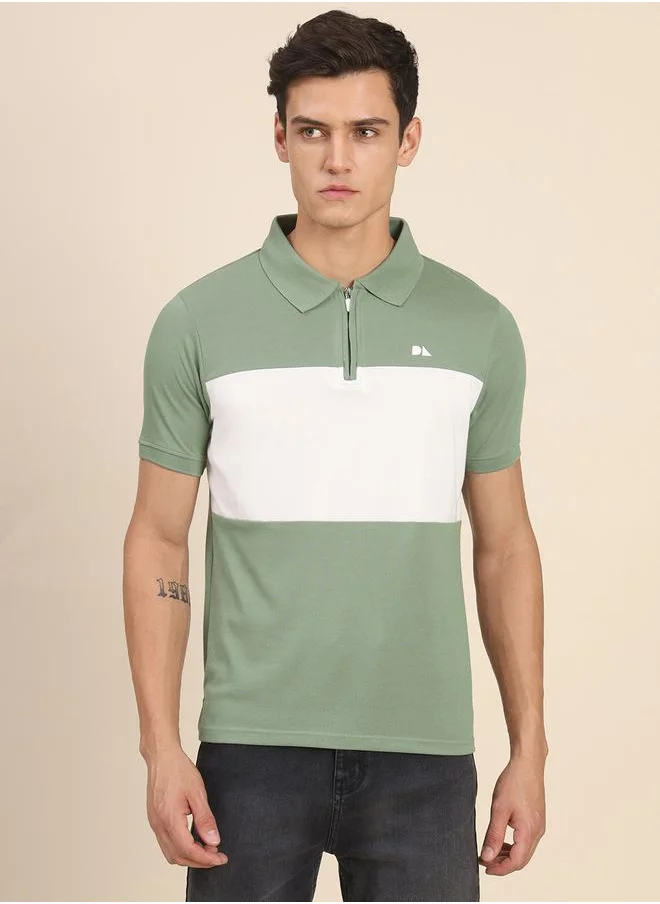 Dennis Lingo Colorblock Slim Fit Polo