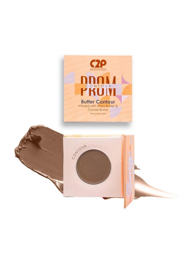 C2P PROFESSIONAL MAKEUP C2P Pro Prom Cream Contour | Lightweight Bronzer With Matte Finish | Infused With Shea & Cocoa Butter - 4G (Brown Mocha 02) - Image 1