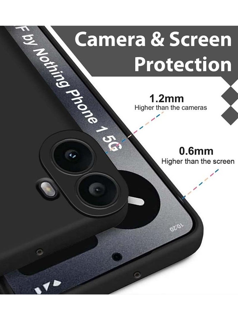 BORTONY Nothing CMF Phone 1 Case Silky-Soft Touch Liquid Silicone Nothing CMF 1 Cover Anti Scratch Slim Fit Flexible Shockproof Protective Case for Nothing CMF Phone 1 - Image 3