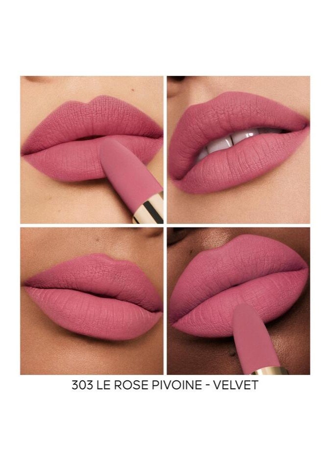 غيرلان عبوة إعادة تعبئة أحمر شفاه جيرلان روج جي ألترا كير قابلة للتخصيص 3.5 غرام - 303 لو روز بيوان - لون شفاه مرطب بلمسة نهائية مخملية - Image 3