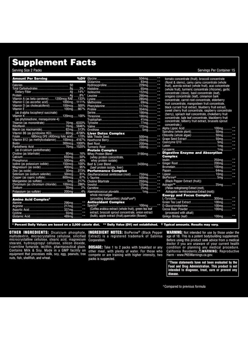 ANIMAL ANIMAL PAK MULTIVITAMIN 44 PACKS  - Image 5