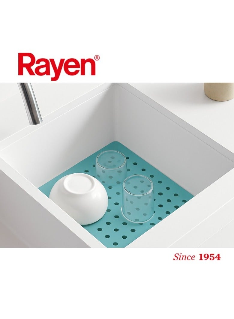 Rayen Sink Mat 27x31 cm – Protects Sink from Scratches and Slips. - Image 1
