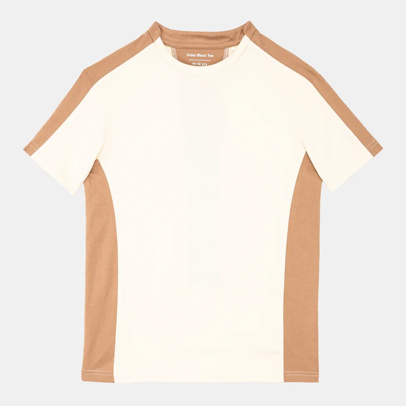 Sun and Sand Sports Kids' Color Block T-Shirt and Shorts Set
