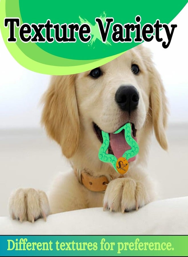 Sage Square Star Ring Durable & Safe Pet Rubber Toy: Ideal for Chewing, Interactive Play, Dental Health - Suitable for Dogs, Easy to Clean, Long-Lasting Fun for Your Furry Friend - Image 5