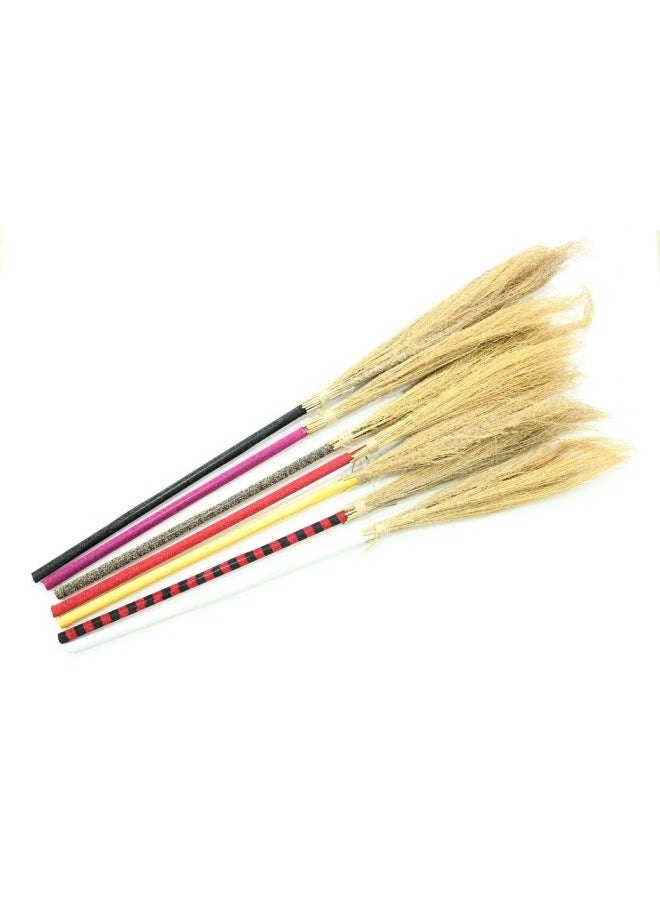 إسكدنيا مكنسة ال للأطفال مكنسة الساحرة مكنسة سحرية مكنسة كوسبلاي دعائم الأداء-اللون: مكنسة قماشية 7 ألوان - Image 1