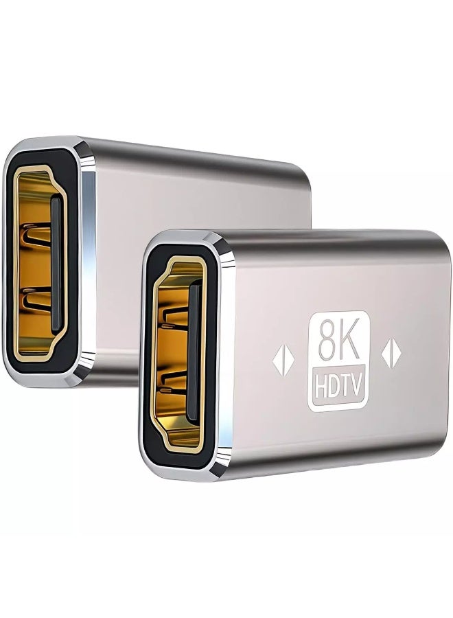 8K HDMI Female to Female Adapter HDMI 2.1 Coupler HDMI Extender Connector with 8K@60Hz 4K@120Hz High Speed 48Gbps HDR eARC HDCP for HDTV, Roku Stick, Monitor, Projector, Laptop, Xbox, PS4/PS5  - Image 1