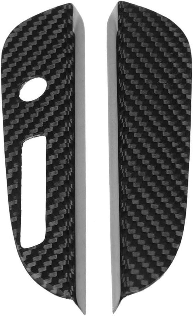 Aramox Carbon Fiber Shift Knob Panel Trim Set Exquisite Craftsmanship Enhances Car Interior for All Model 14-18 Left Hand Driving - Image 5
