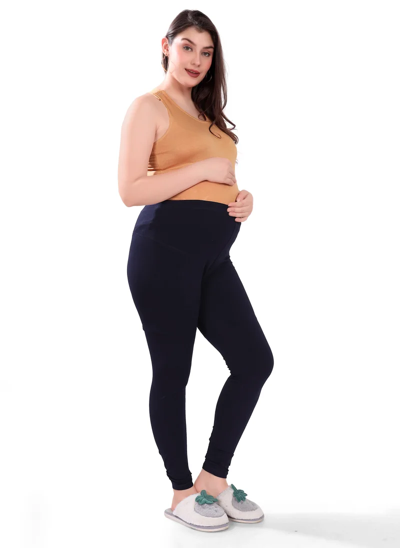 تامي م م ح طقم TUMMY مكون من قطعتين من تي شيرت للحمل وبنطلون ضيق عالي الخصر برباط