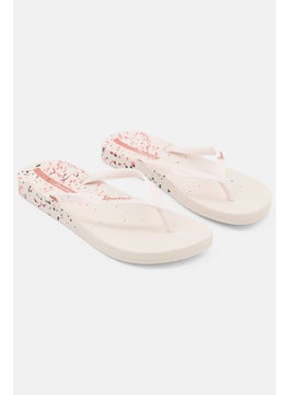 Ipanema Women Slip On Open Toe Slipper, Beige Combo  - Image 1