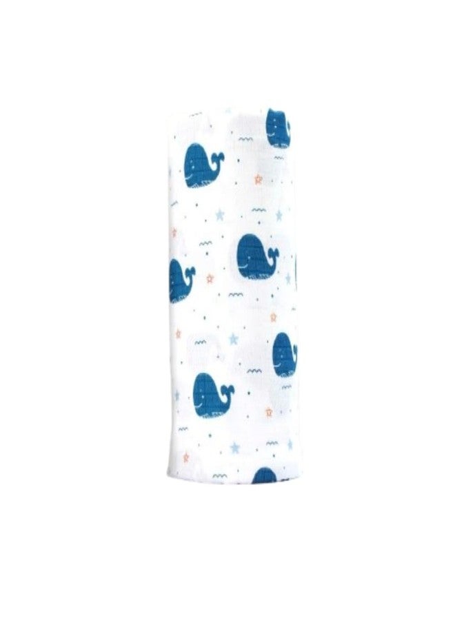 Tiny Moon Muslin Swaddle for Babies | Receiving Towel for Newborns | Wrap Cloth for Babies| 100 * 100 cm | 0 to 24+ Months (1) - Image 2