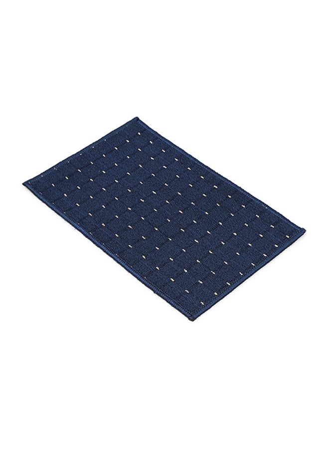 Status Contract Anti Slip Front Dot Doormat| Living Room Rug for Entrance Door|Polypropylene Floor Mat for Home (Blue), 38 X 58 Cm  - Image 3