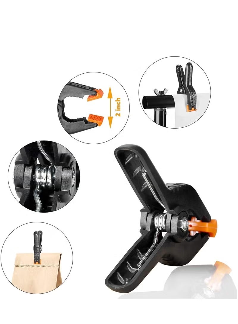 Arabest Photo Backdrop Stand Kit Photography Kit Adjustable Background Stand Support System for Studio Photoshoot Photography Backdrop Background Bracket Wedding Party 2 x 2 M - Image 4