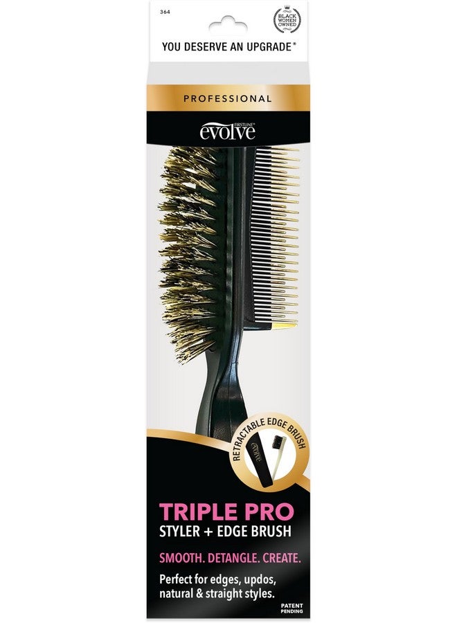 Evolve Triple Pro Styler plus Edge Brush