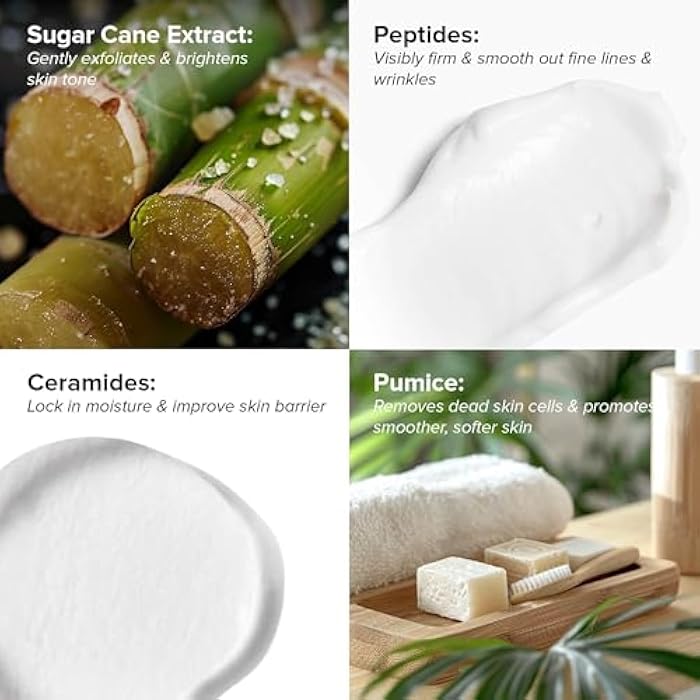 DRMTLGY Microdermabrasion Facial Scrub and Face Mask. Non-Abrasive Face Exfoliator Improves Acne Scars, Blackheads, Pore Size, and Skin Texture. 2 oz - Image 3