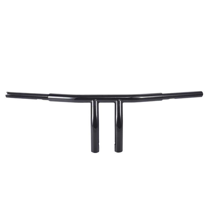10 Rise 14 T Bar Handlebar Drag Bar Fit Harley 9617 Sportster Dyna Softail Gloss Black