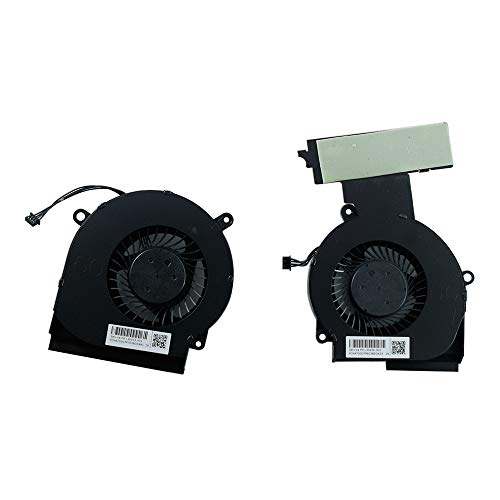 Rangale CPU & GPU Cooling Fan for HP Omen 15-DC 15-DC0013TX 15-DC0004TX 15-DC0005TX 15-DC0007TX 15-DC0011TX 15-DC0123TX 15-DC0153TX 15" Series Laptop L&R L30204-001 L29354-001 NFB75A05H-007 FSFA18M - Image 1